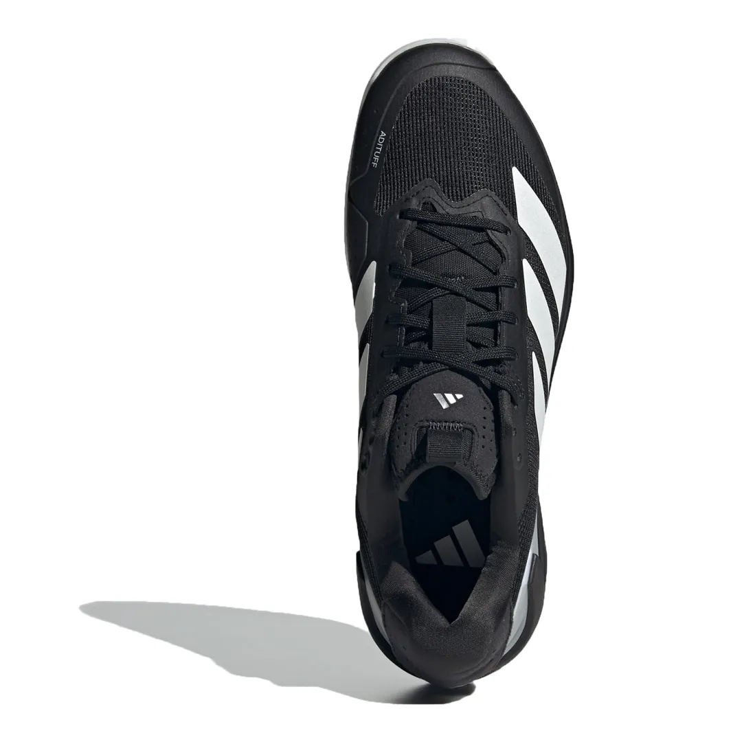 Adidas Adizero Ubersonic 5 Clay Court Tennis Shoe (Mens) - Core Black/Zero Metalic/Grey Two