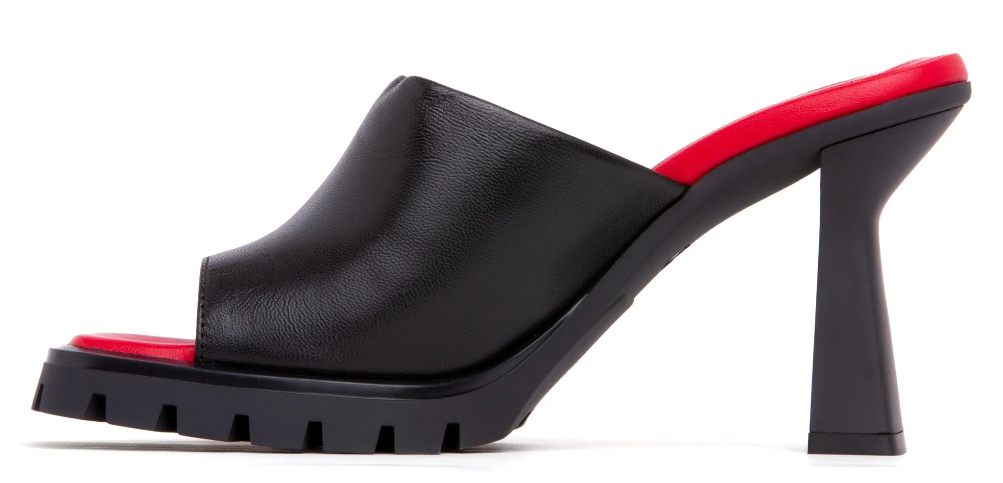 Amy Off-White Leather Sandal
