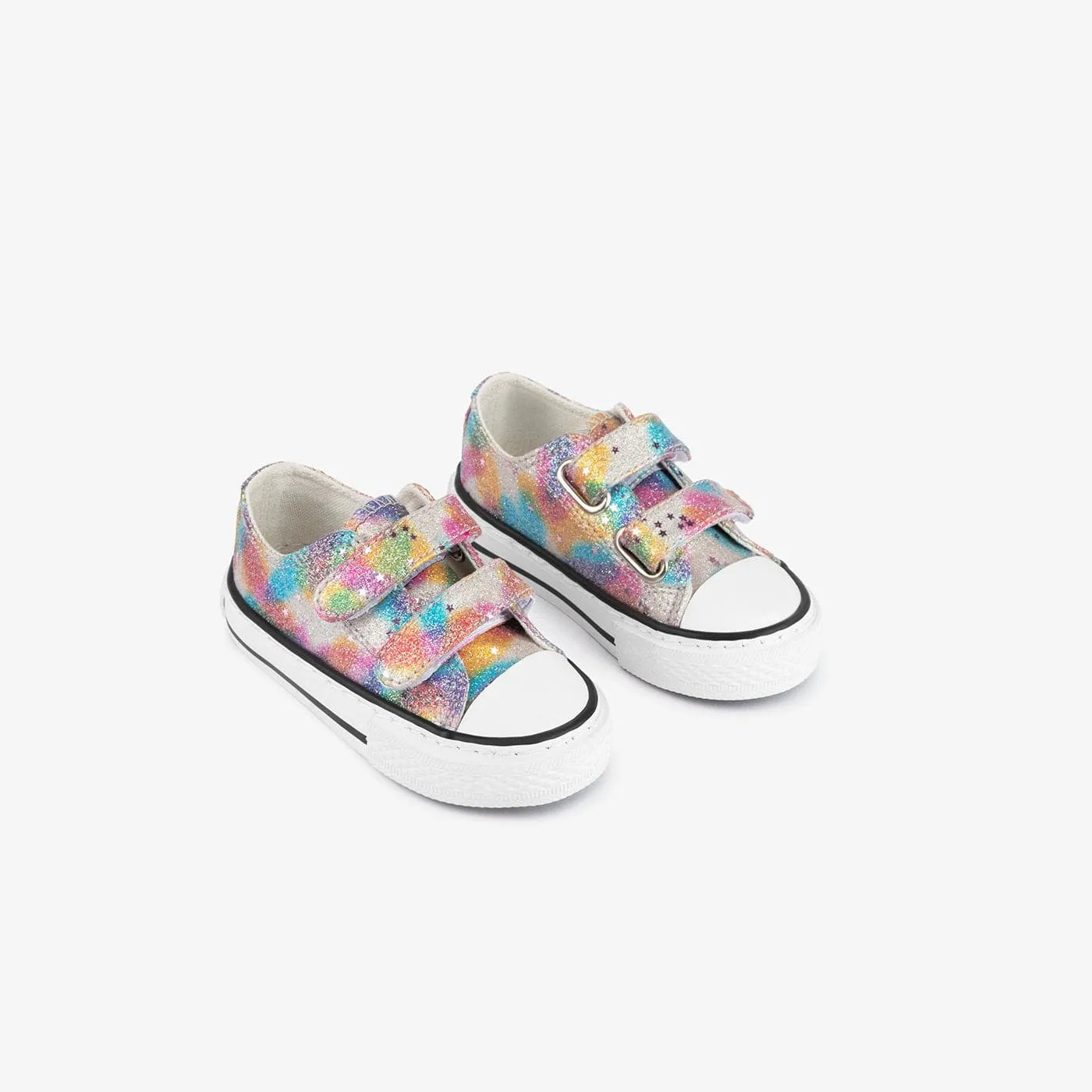 Baby's Glitter Multicolor Sneakers