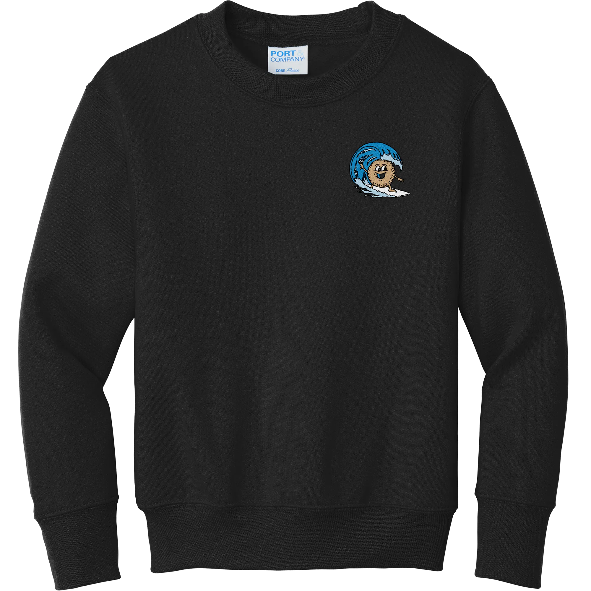 BagelEddi's Youth Core Fleece Crewneck Sweatshirt
