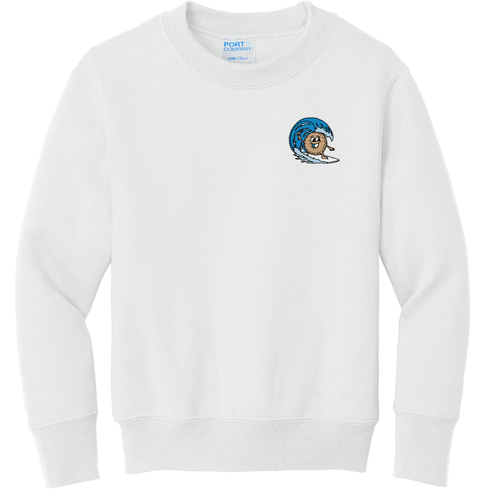 BagelEddi's Youth Core Fleece Crewneck Sweatshirt