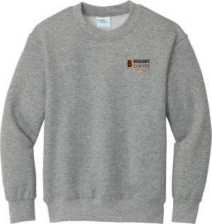 Biggby Coffee Hockey Club Youth Core Fleece Crewneck Sweatshirt