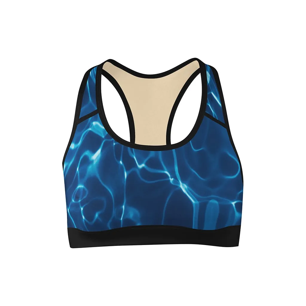 Blue Dreams Sports Bra