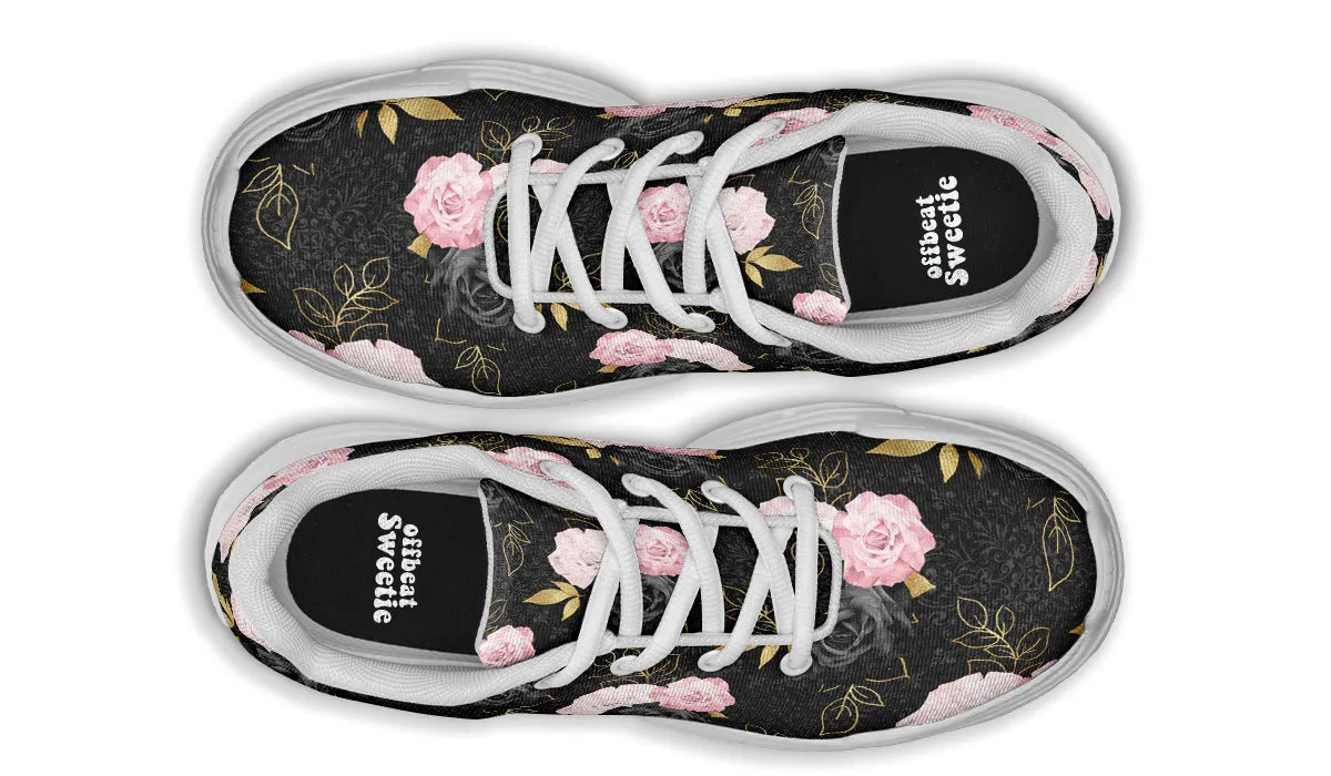 Blush Roses Chunky Sneakers