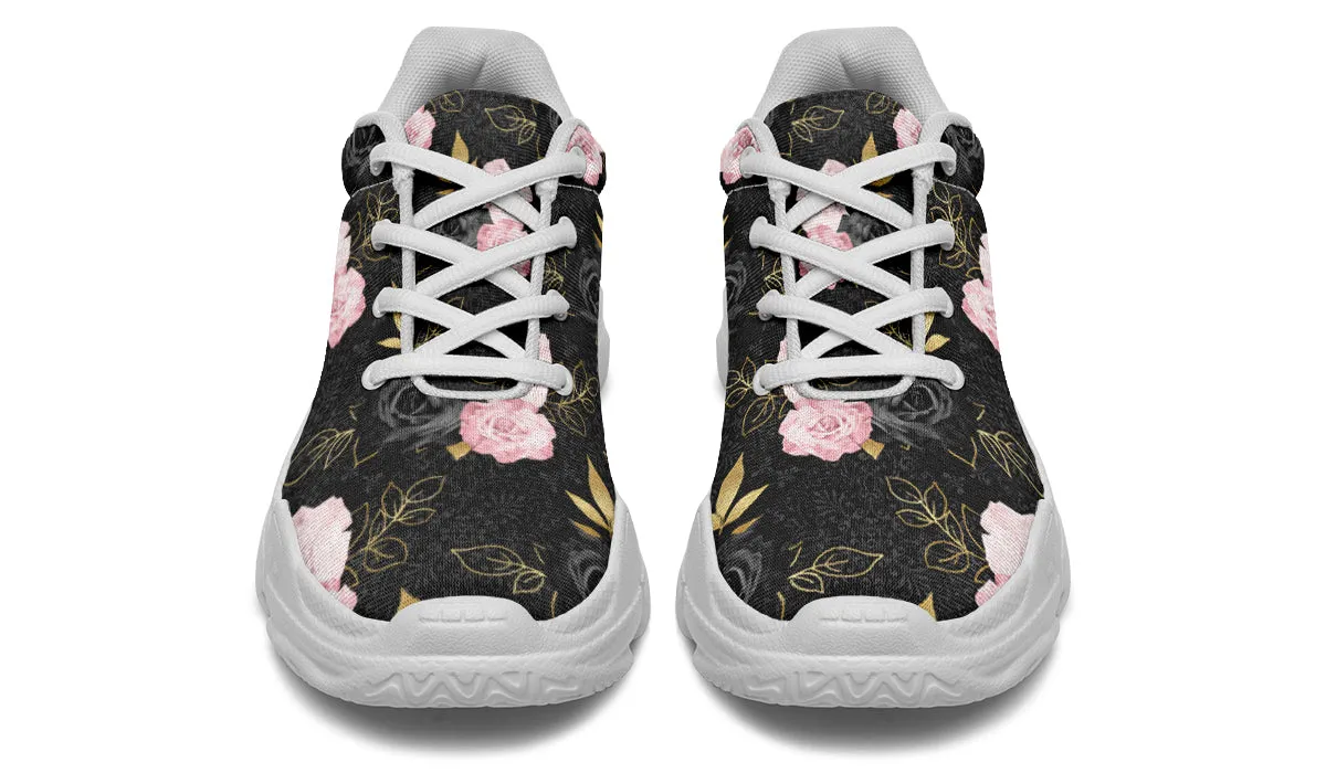 Blush Roses Chunky Sneakers