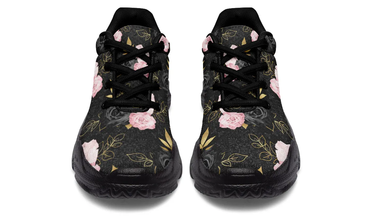 Blush Roses Chunky Sneakers