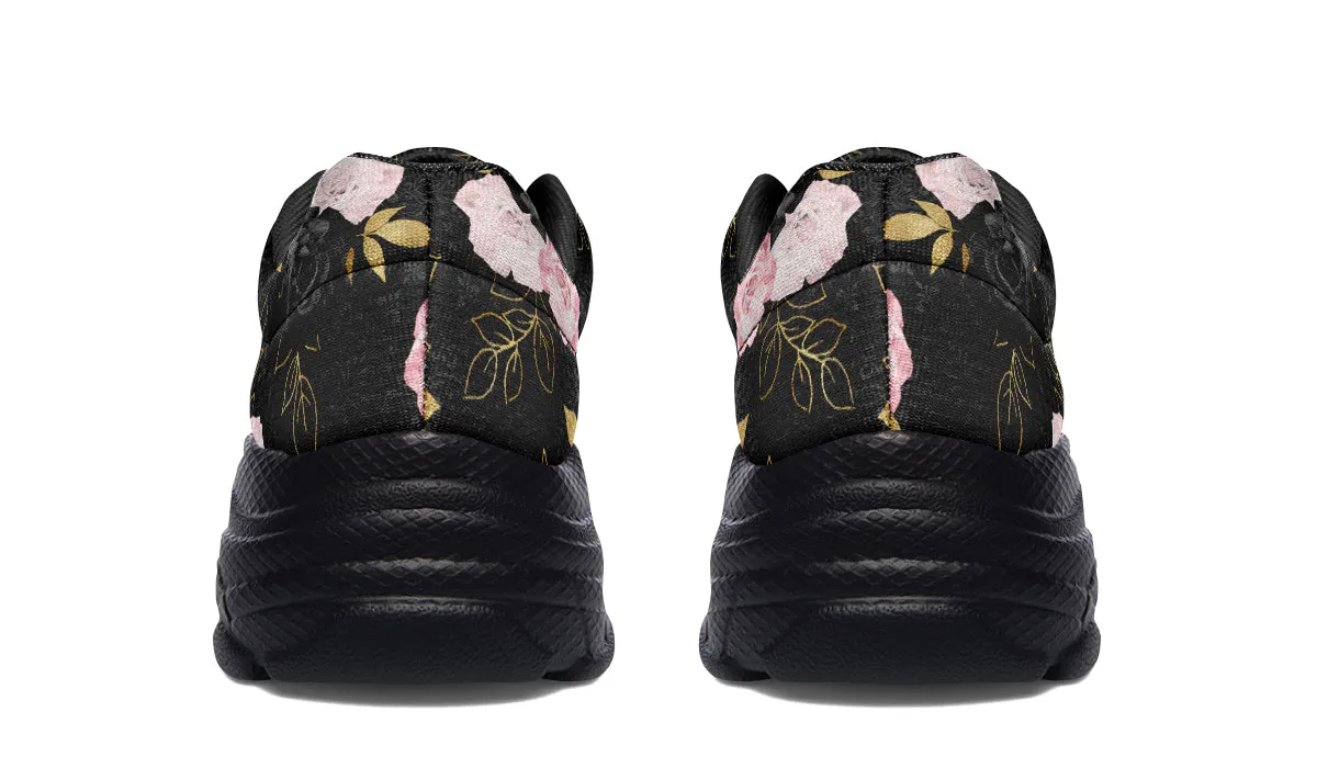 Blush Roses Chunky Sneakers