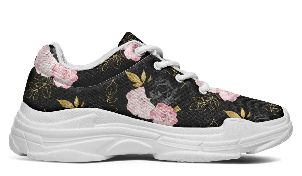 Blush Roses Chunky Sneakers