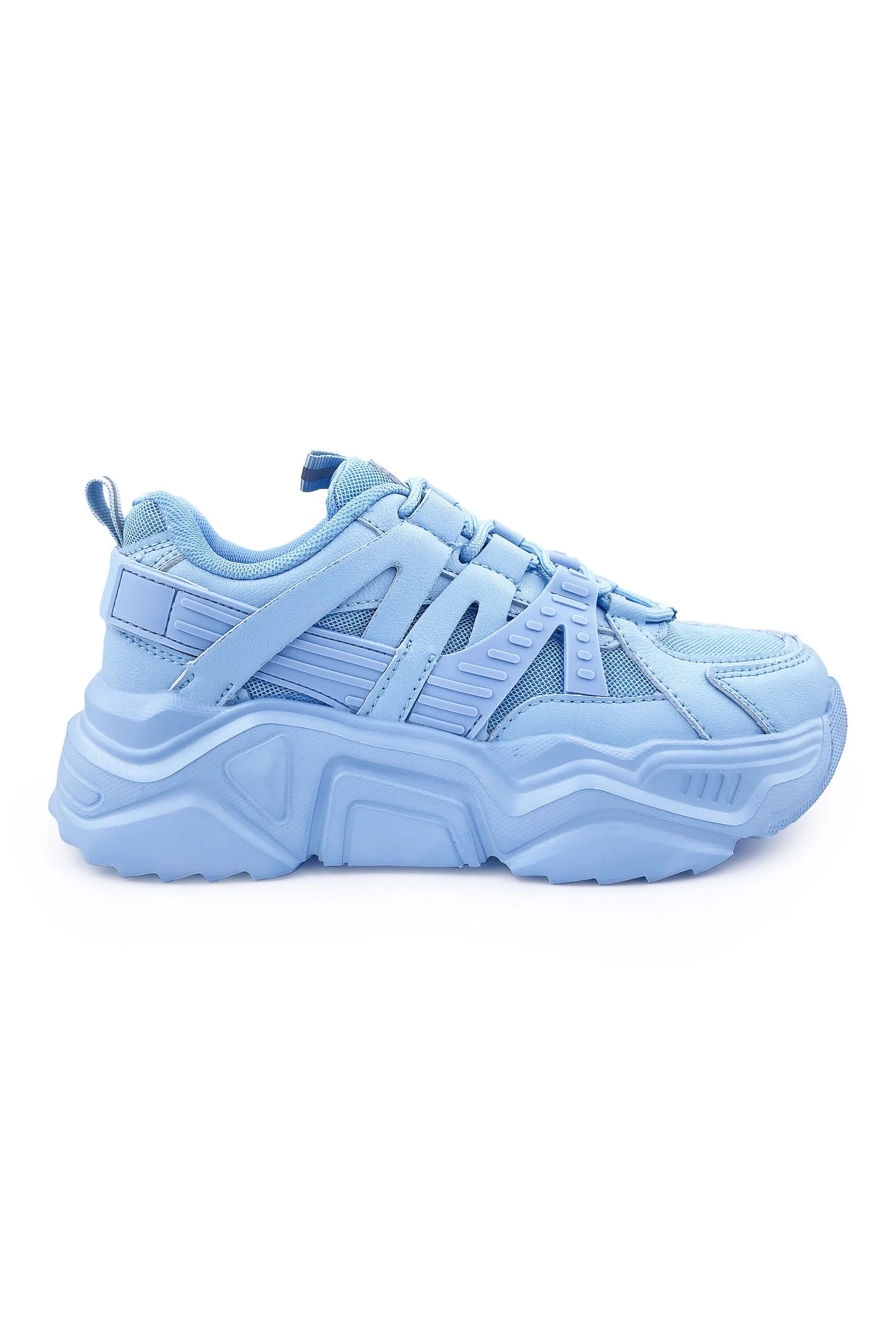 Briella - Wide Friendly Chunky Lace Up Sneakers
