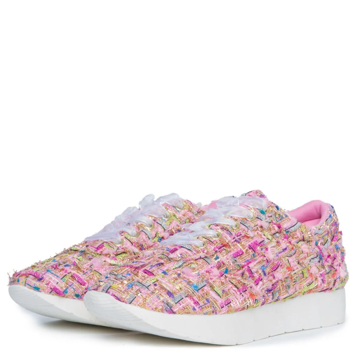 Cape Robbin Fellini-1 Pink Sneakers Pink