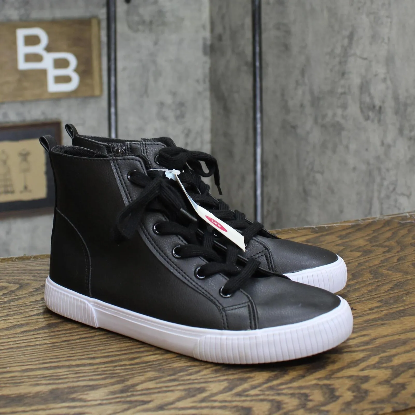 Cat & Jack Boys Glenn High-Top Sneakers 87831385 Black 5