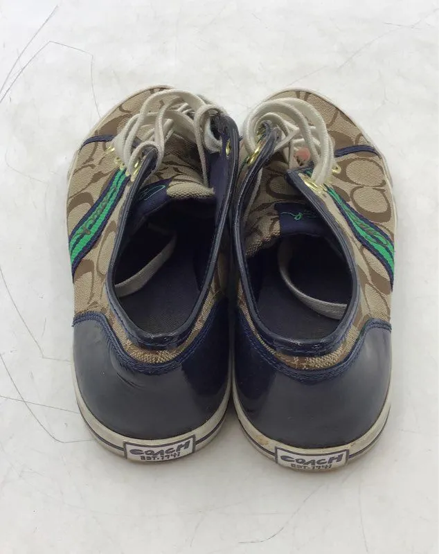 Coach Women's Folly Brown Signature C Athletic Shoes - Size 7B