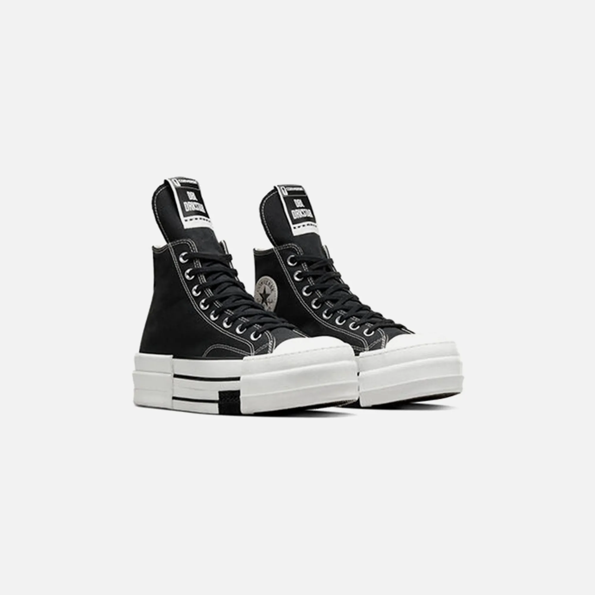 Converse x Rick Owens DRKSHDW DBL DRKSTAR Hi - Black