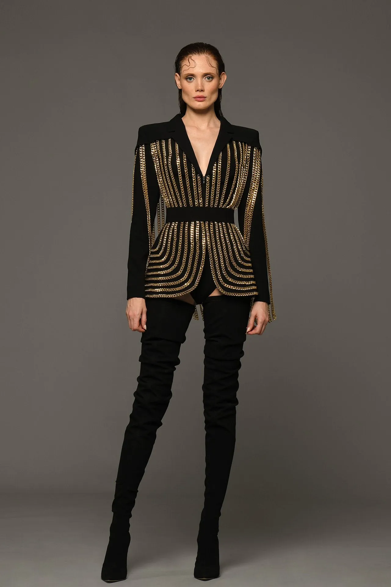 Crepe Blazer Dress