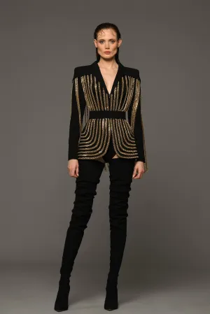 Crepe Blazer Dress
