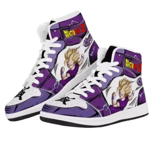 Dragon Ball Super Saiyan High-Top Sneakers (with nike logo)