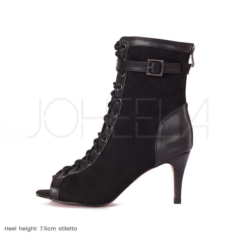 Emily noir - Talons stilettos slim - Prête à expédier