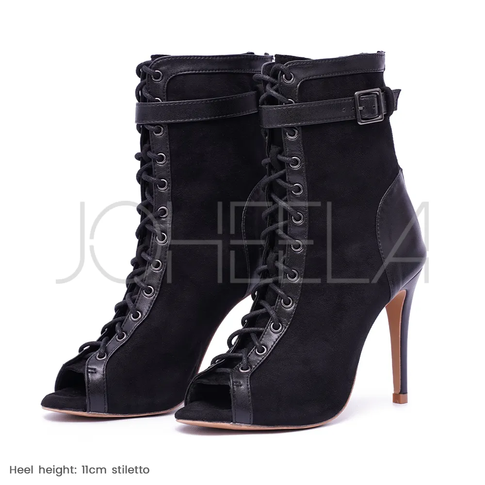 Emily noir - Talons stilettos slim - Prête à expédier