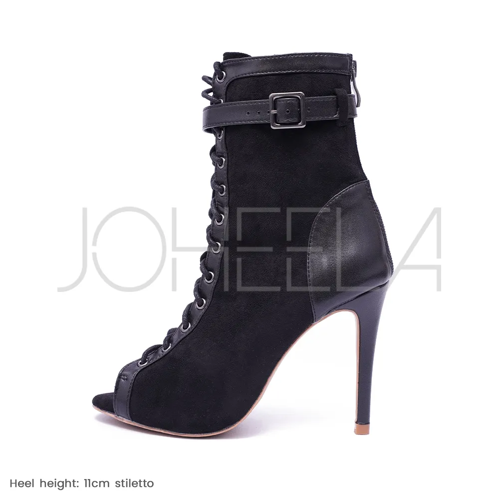 Emily noir - Talons stilettos slim - Prête à expédier