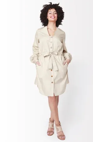 Emme Shirt Dress // Khaki