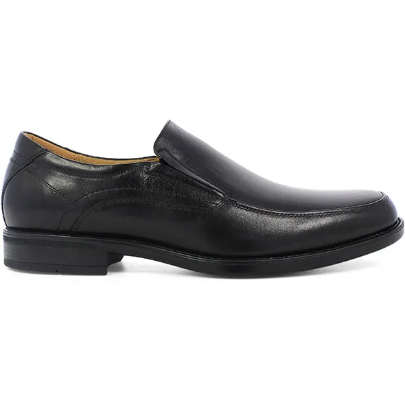 Florsheim Black Moc Toe Midtown Slip On Shoe