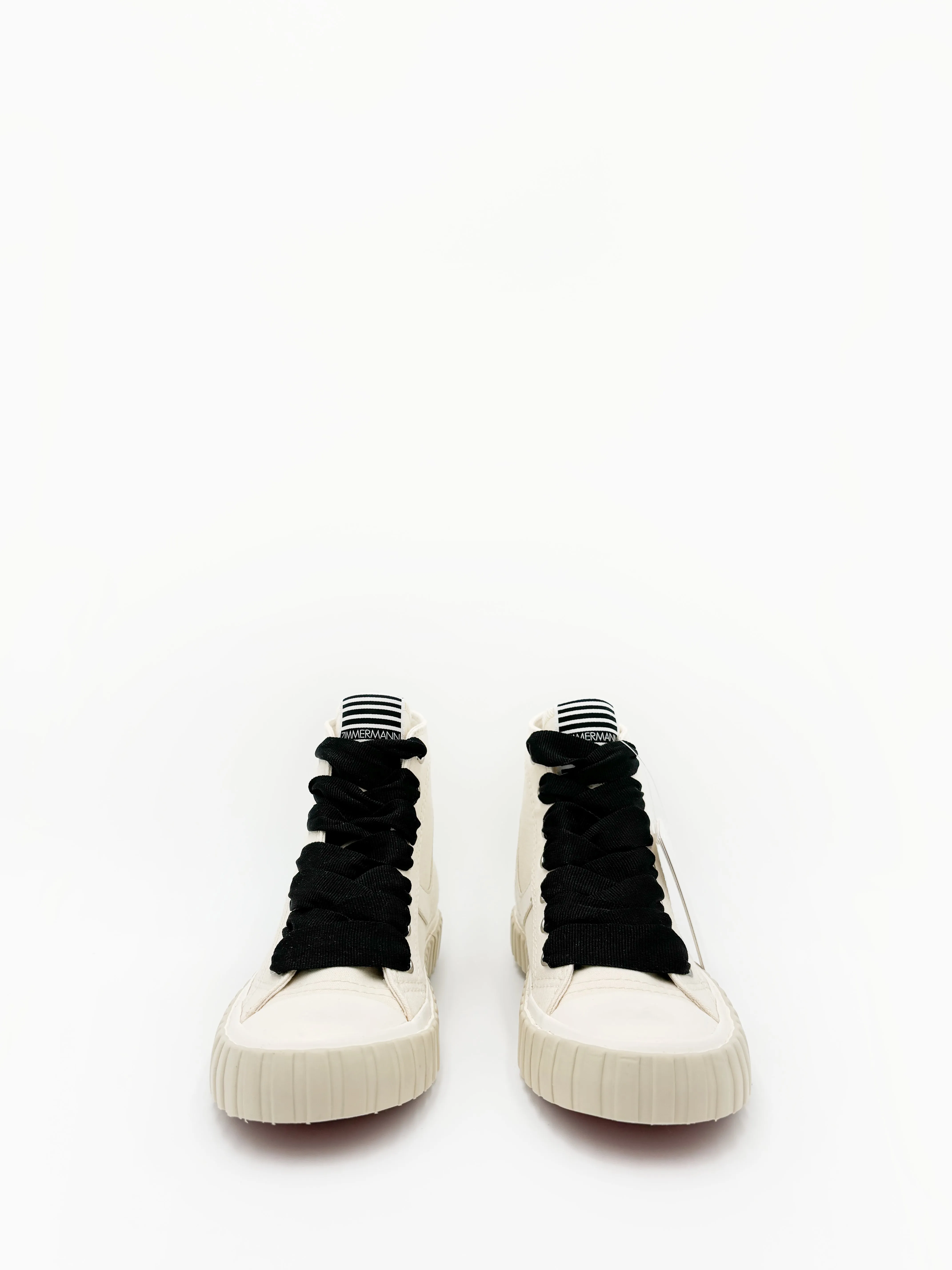 High-Top Ribbon Sneakers