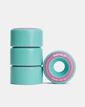 Impala Quad Wheel 4pk - Aqua