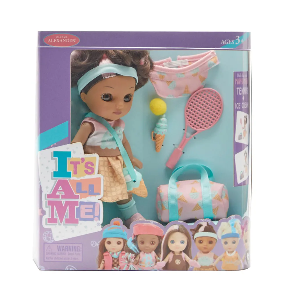 It's All Me!® - Tennis   Ice Cream Medium Skin Tone/Brown Eyes/Brunette Hair!