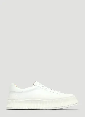 Jil Sander Leather Low-Top Sneakers