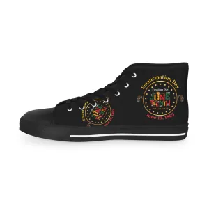 Juneteenth Men's High Top Sneakers