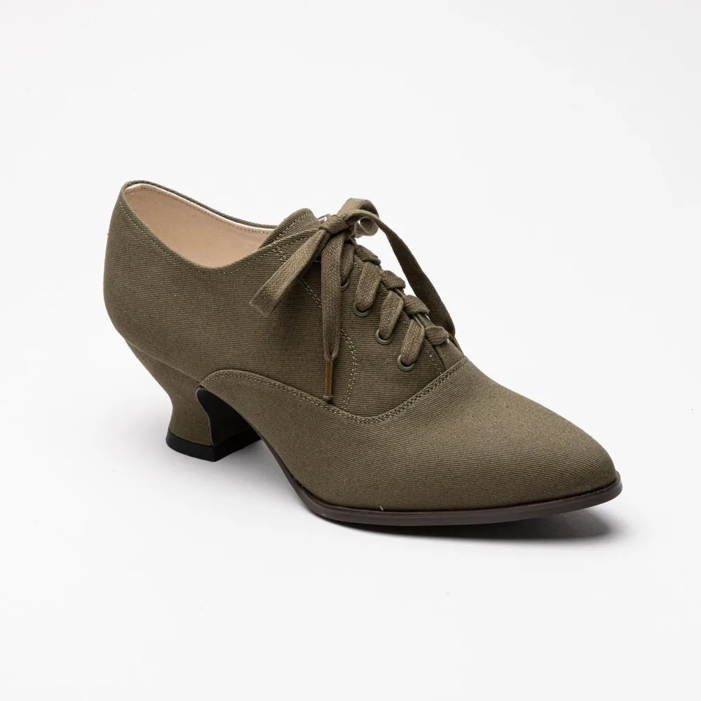 Kedwardian Women's Sporting Oxfords (Moss Green)