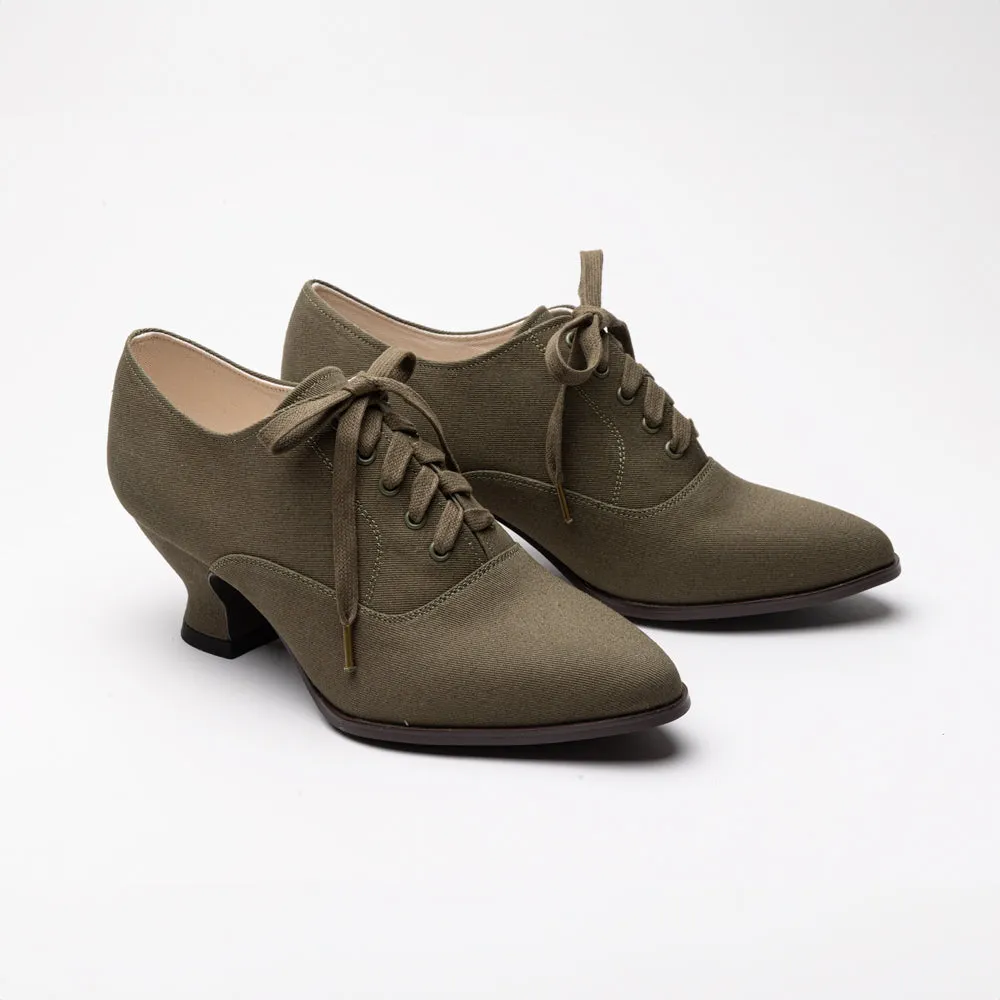 Kedwardian Women's Sporting Oxfords (Moss Green)