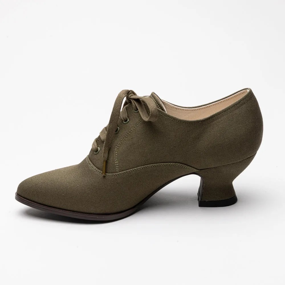 Kedwardian Women's Sporting Oxfords (Moss Green)