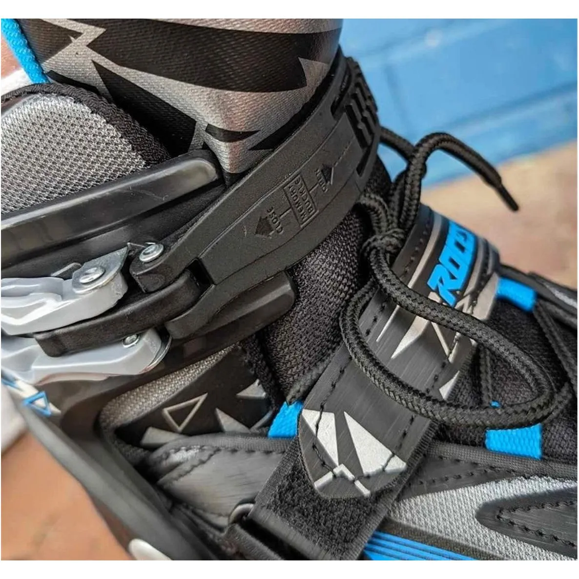 Kids Adjustable Roces Moody TIF Blue Inline Skates