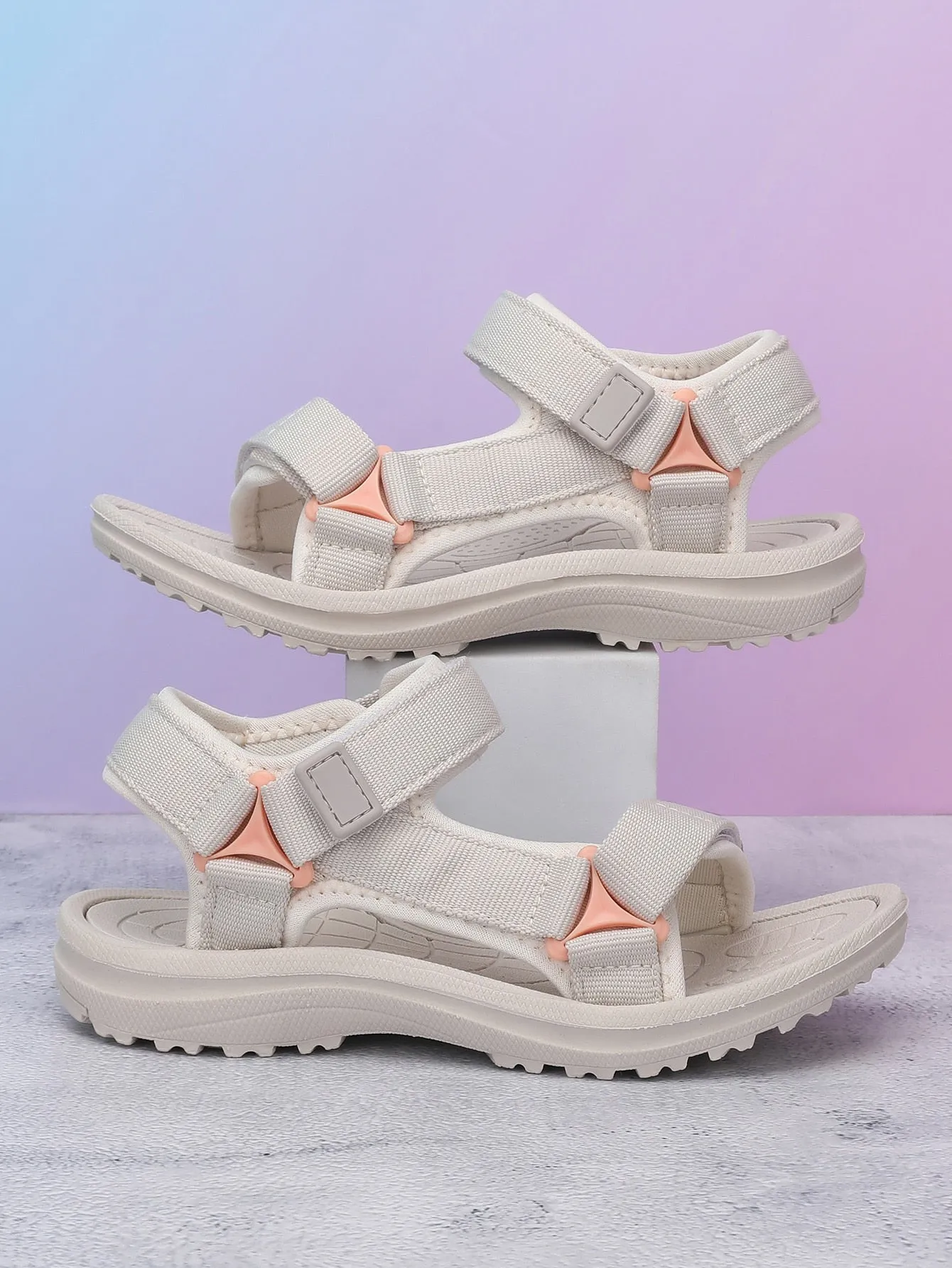 Kids Minimalist Hook-and-loop Fastener Sport Sandals