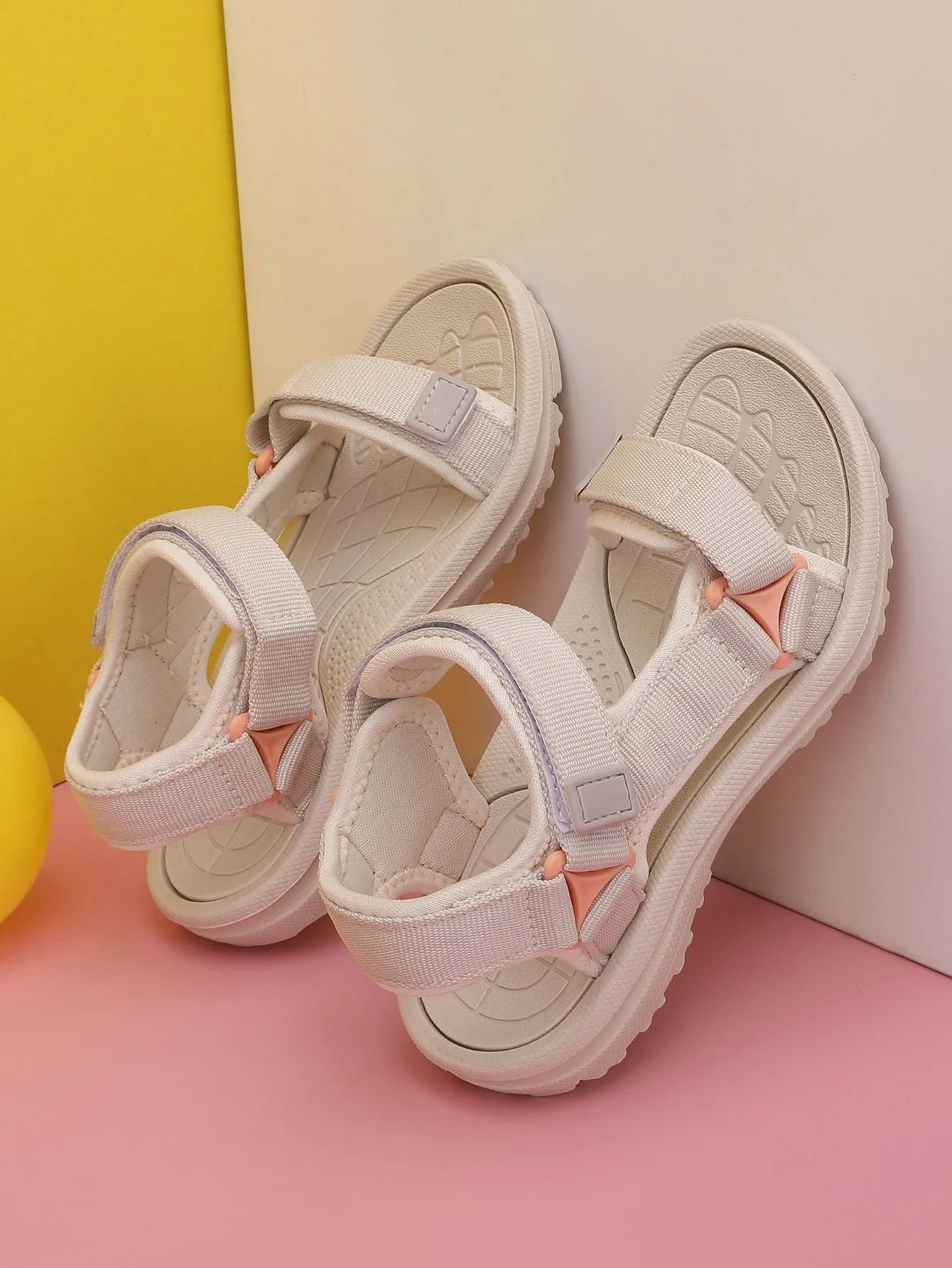 Kids Minimalist Hook-and-loop Fastener Sport Sandals