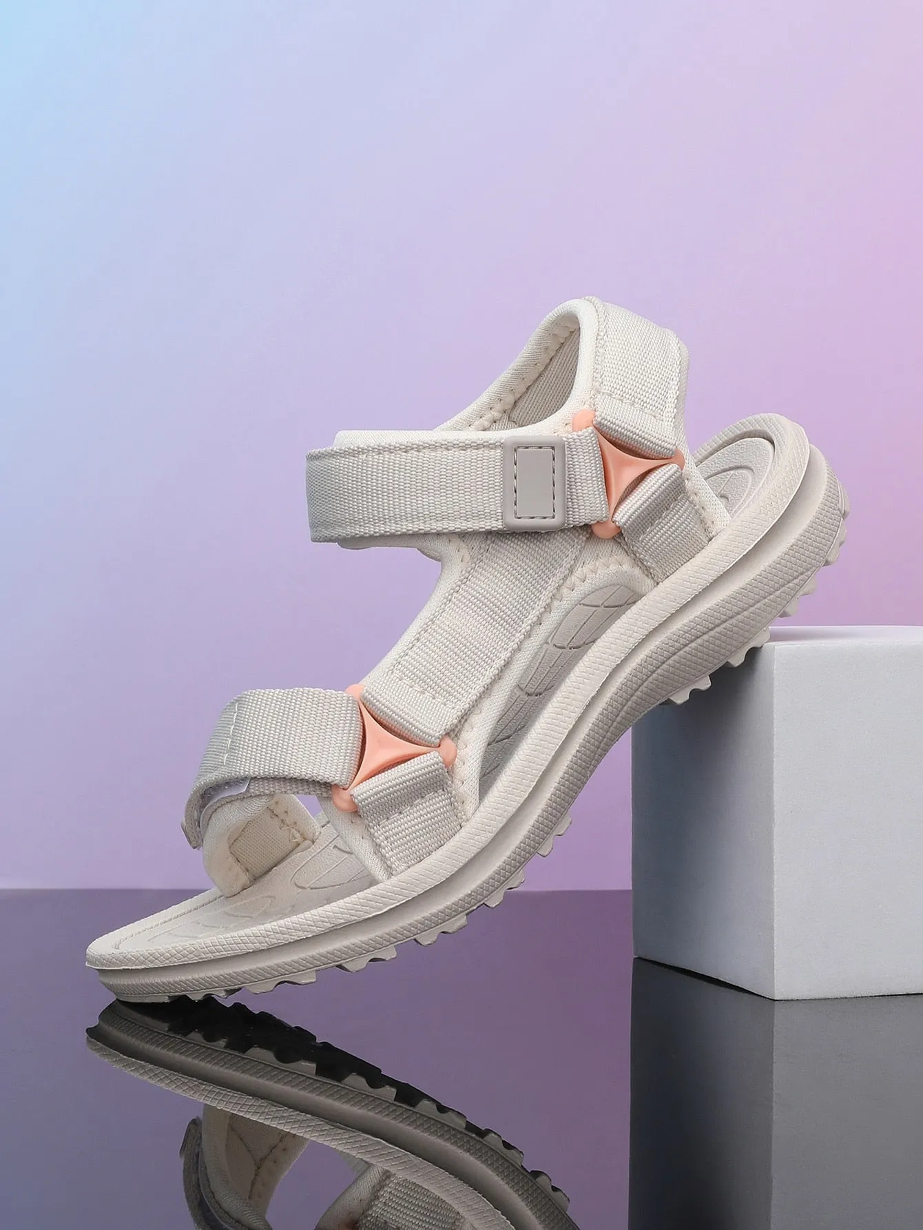 Kids Minimalist Hook-and-loop Fastener Sport Sandals