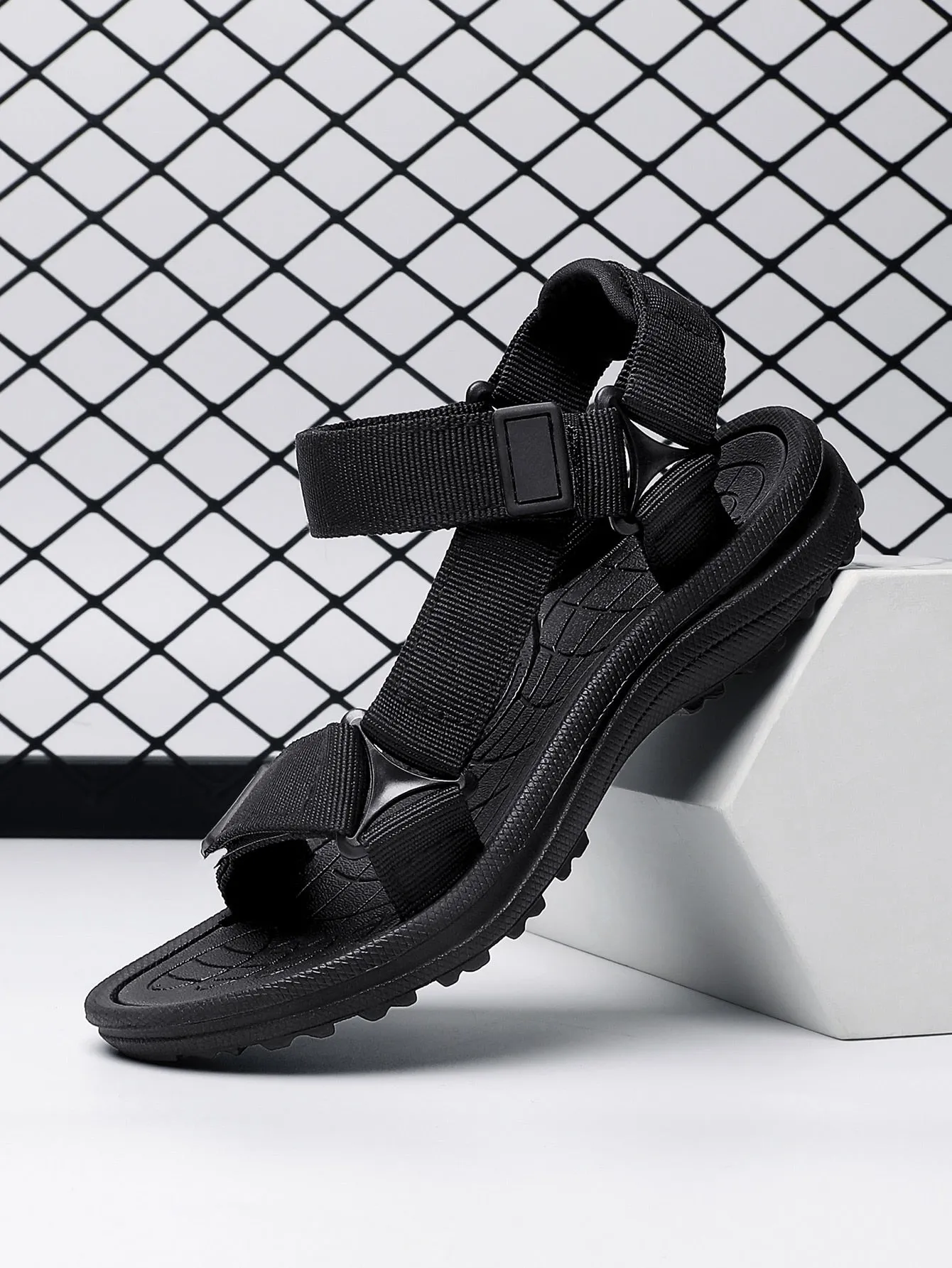 Kids Minimalist Hook-and-loop Fastener Sport Sandals