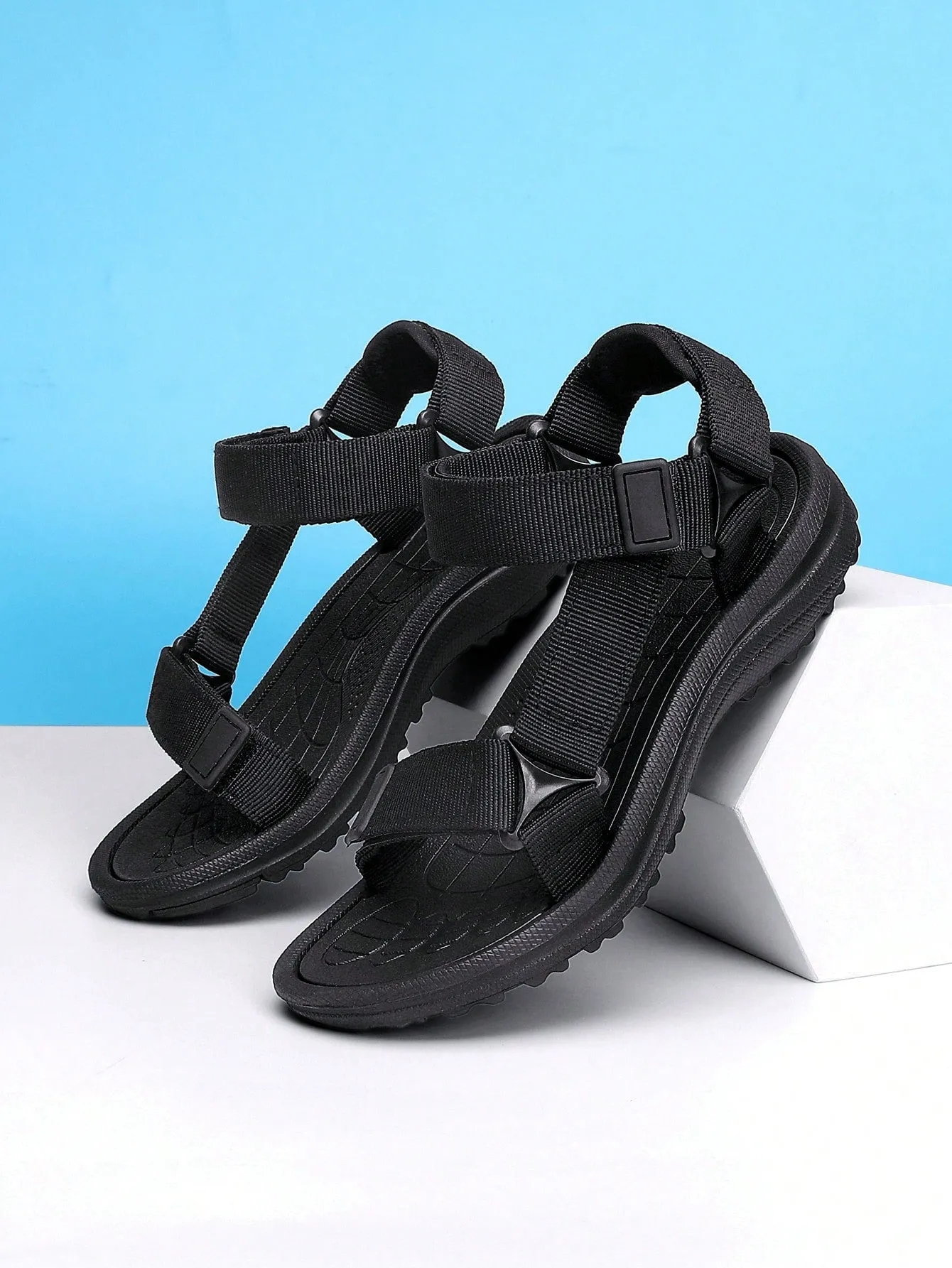 Kids Minimalist Hook-and-loop Fastener Sport Sandals