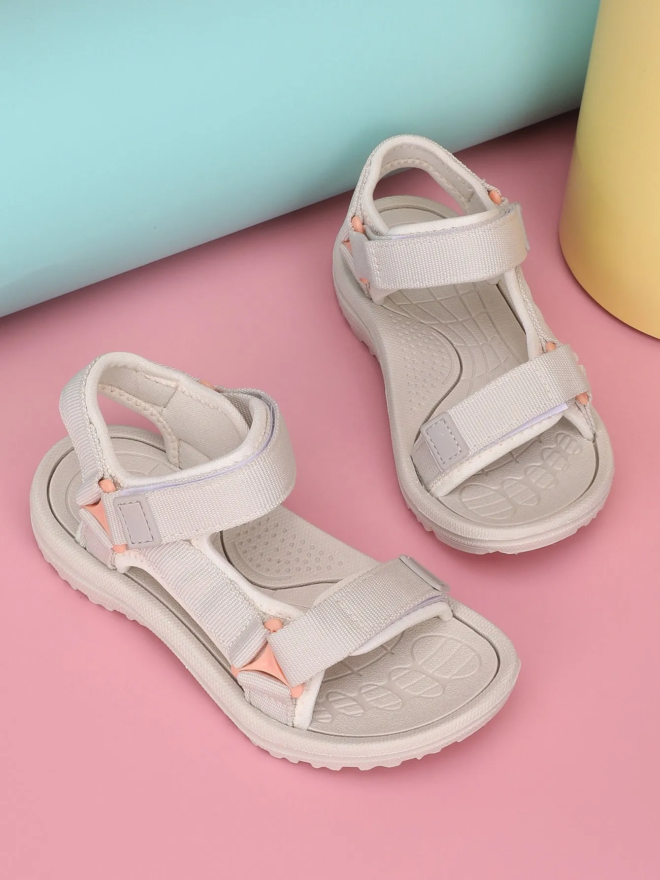 Kids Minimalist Hook-and-loop Fastener Sport Sandals