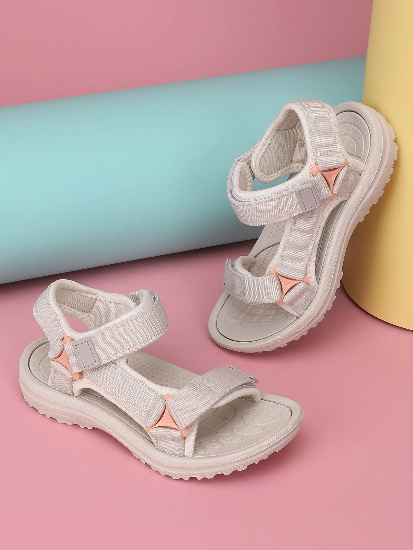 Kids Minimalist Hook-and-loop Fastener Sport Sandals