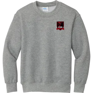King Cobras Youth Core Fleece Crewneck Sweatshirt