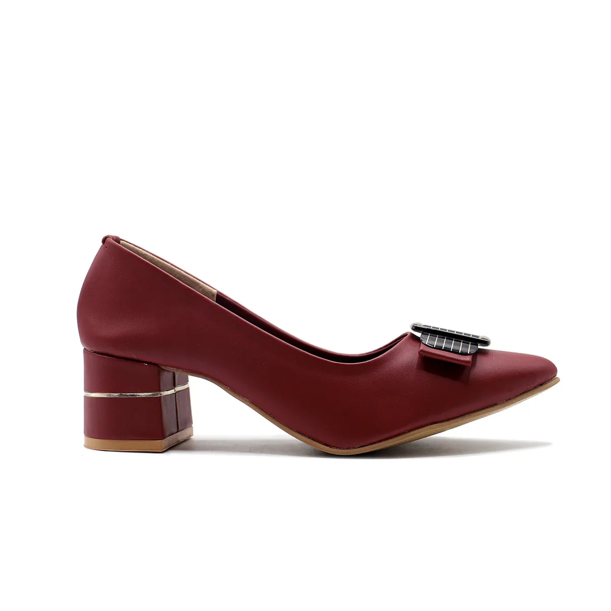 Maroon Formal Court Shoes 085402