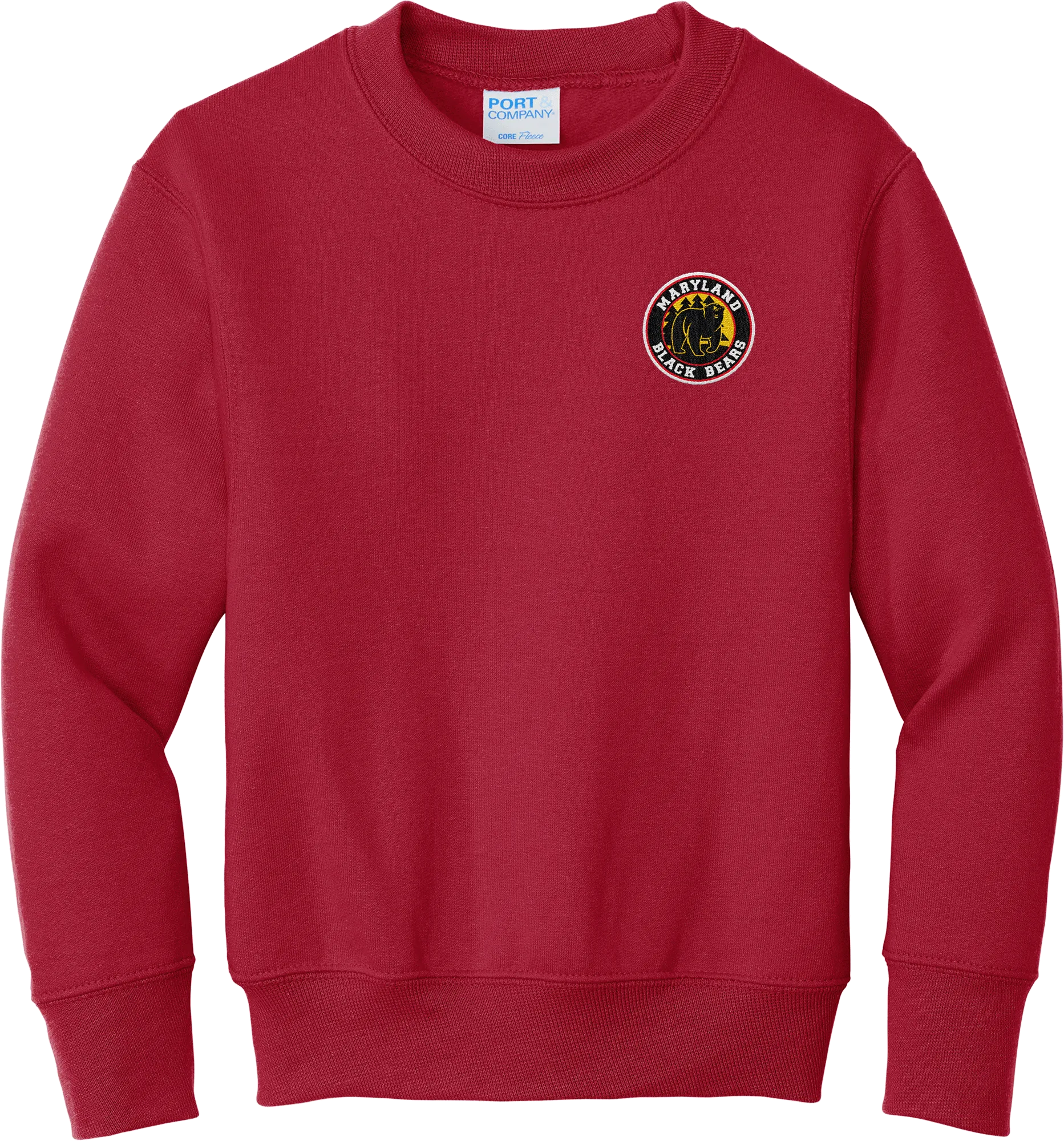 Maryland Black Bears Youth Core Fleece Crewneck Sweatshirt