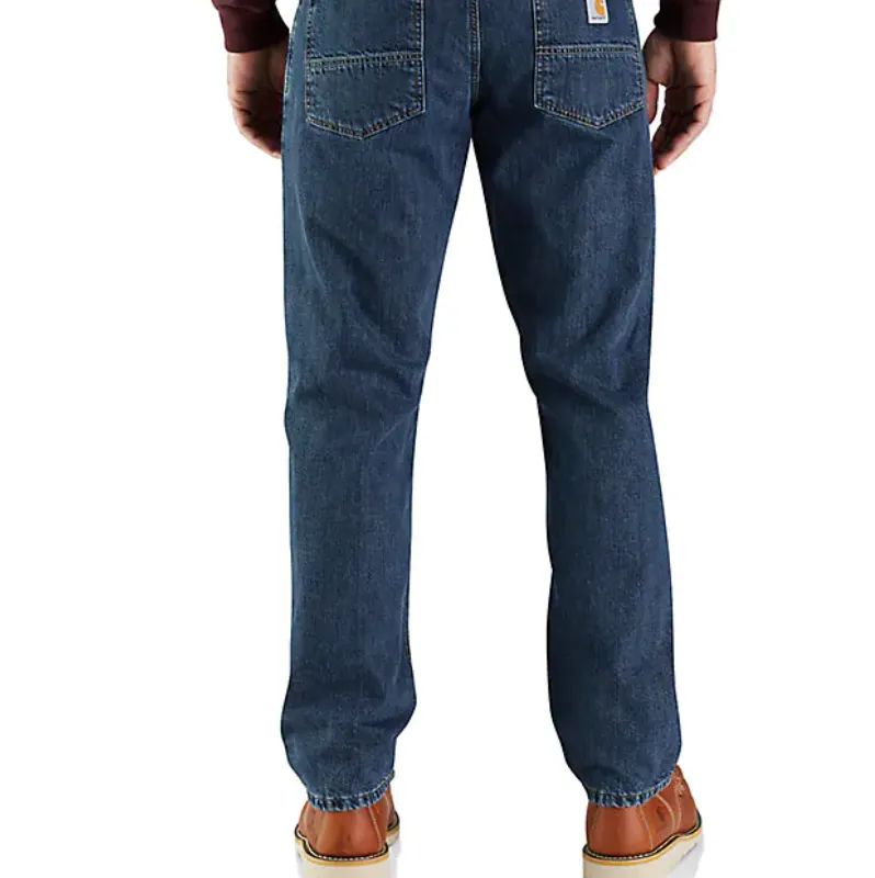 Men's Relaxed Fit Flannel-Lined 5-Pocket Jean