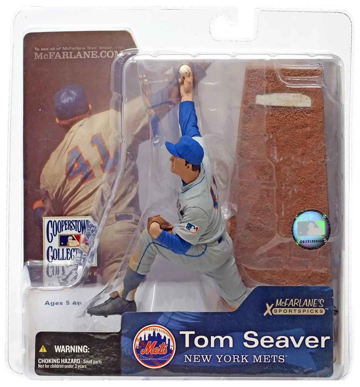 MLB Cooperstown series 1 TOM SEAVER action figure (New York Mets) by McFarlane Sportspicks