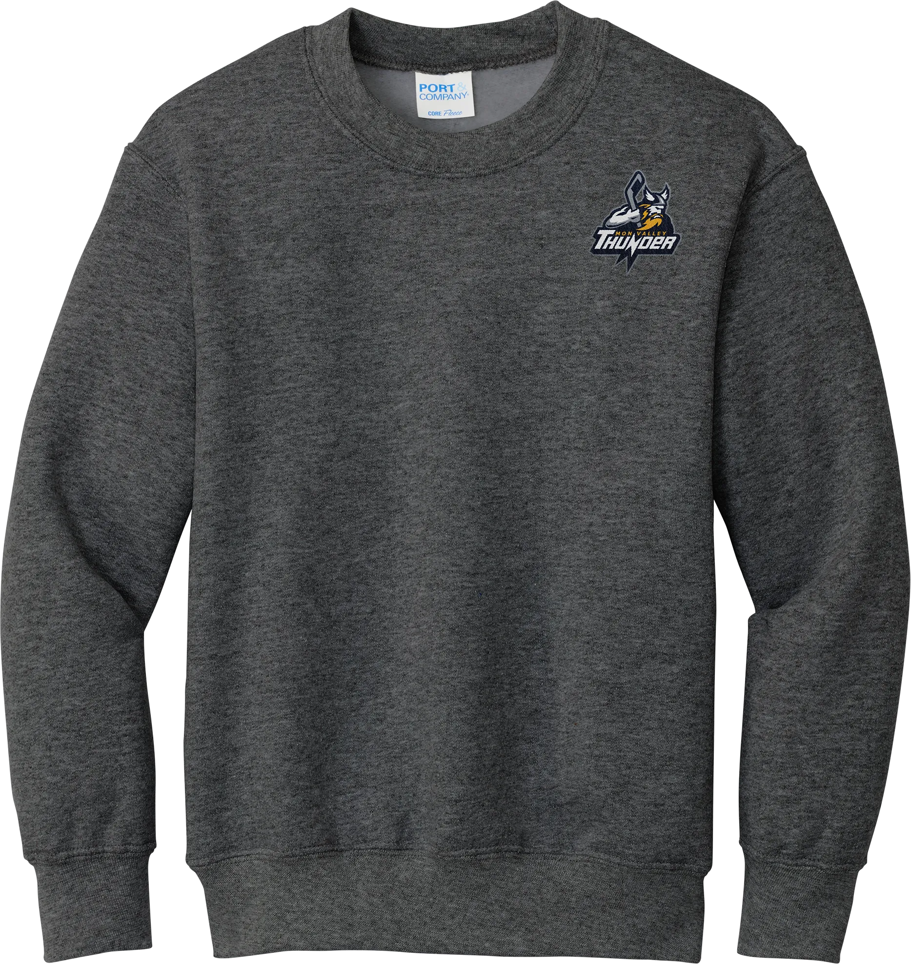 Mon Valley Thunder Youth Core Fleece Crewneck Sweatshirt