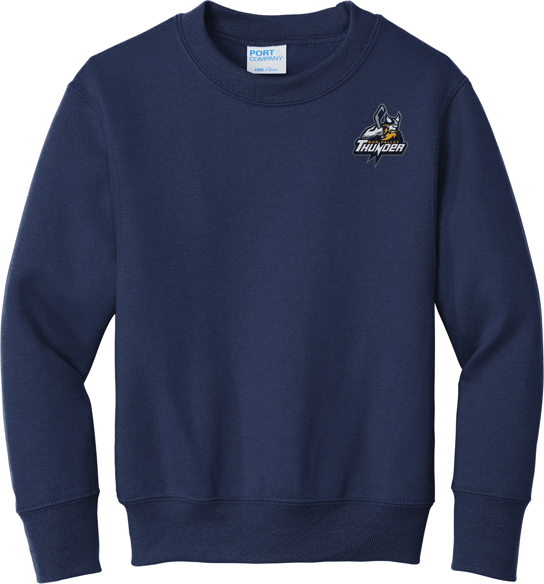 Mon Valley Thunder Youth Core Fleece Crewneck Sweatshirt