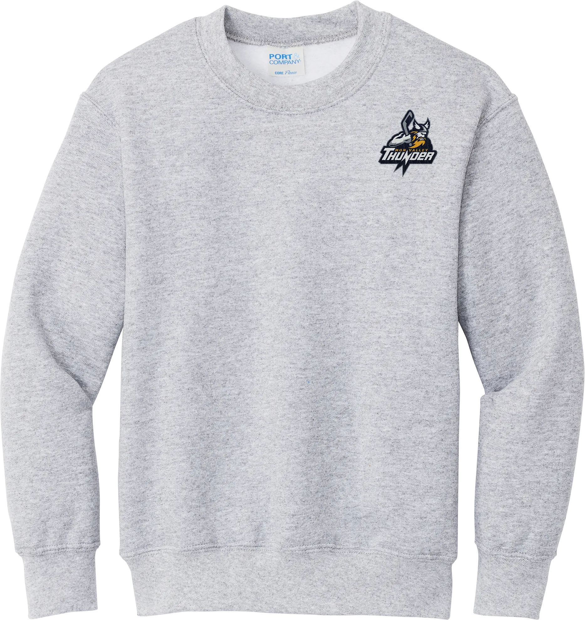 Mon Valley Thunder Youth Core Fleece Crewneck Sweatshirt