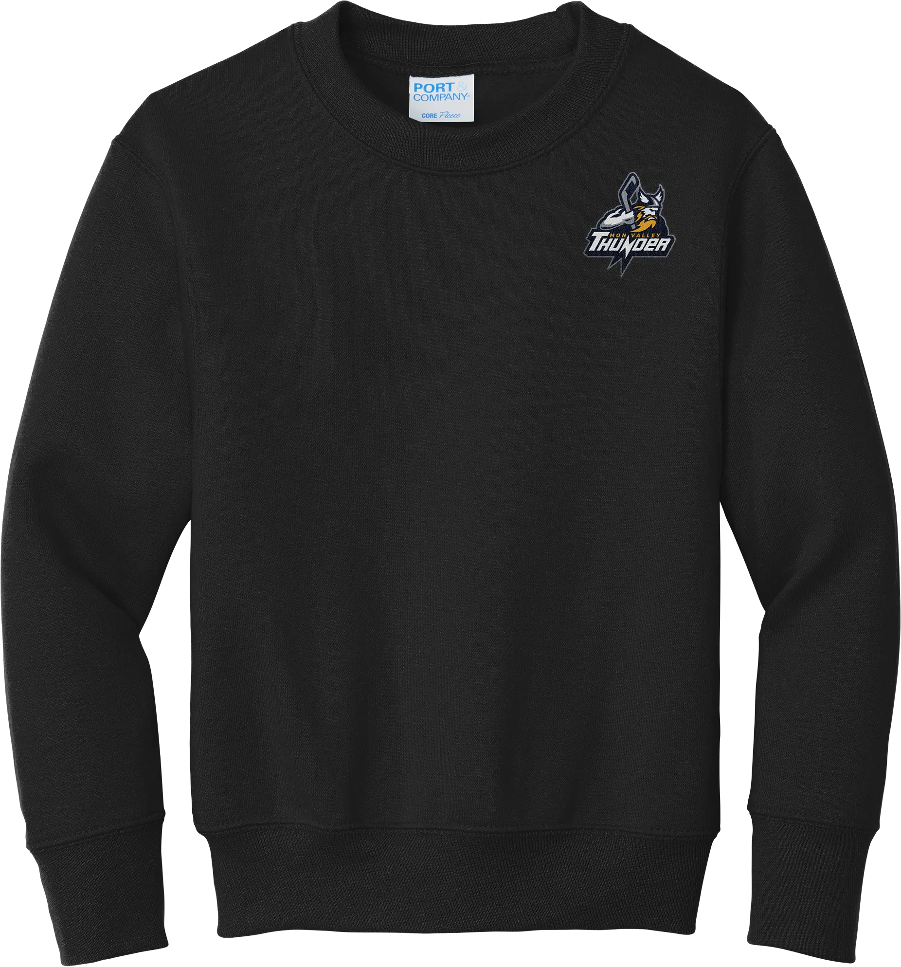 Mon Valley Thunder Youth Core Fleece Crewneck Sweatshirt